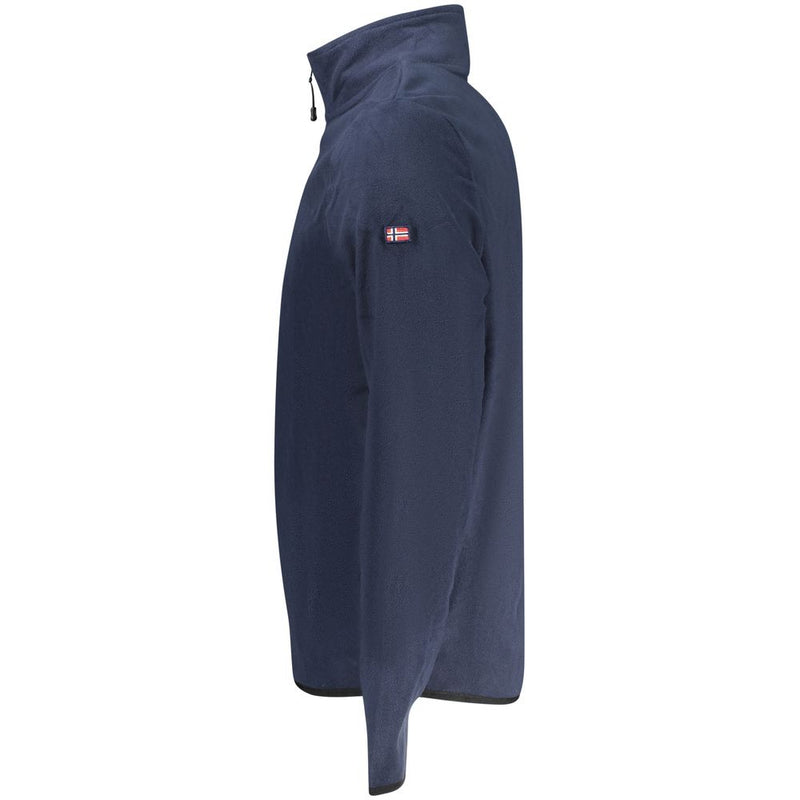 Norway 1963 Blue Polyester Men Sweater - Modern Style