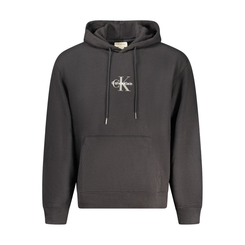 Calvin Klein Zwarte Katoenen Heren Trui Hoodie