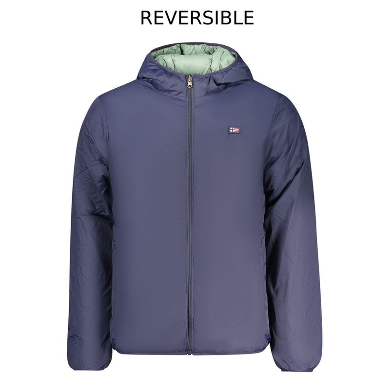 Noorwegen 1963 Blauw Polyester Herenjack