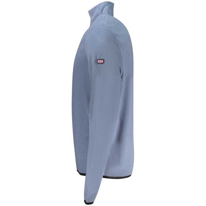 Norway 1963 Blue Polyester Men Sweater - Stylish Comfort