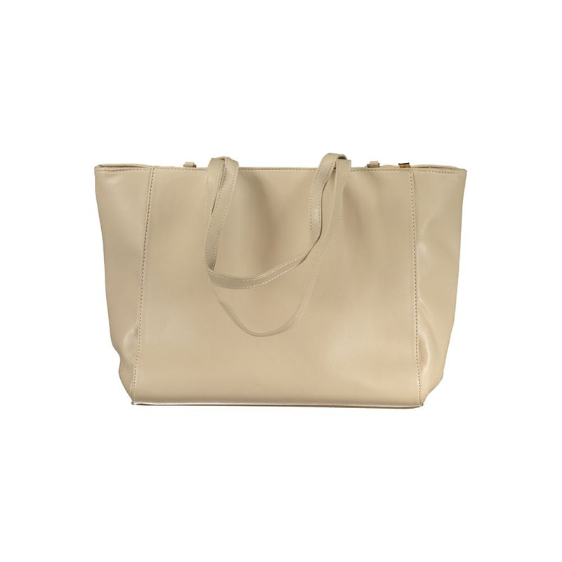 Laura Biagiotti ARKKETTE Beige PVC Handbag for Women