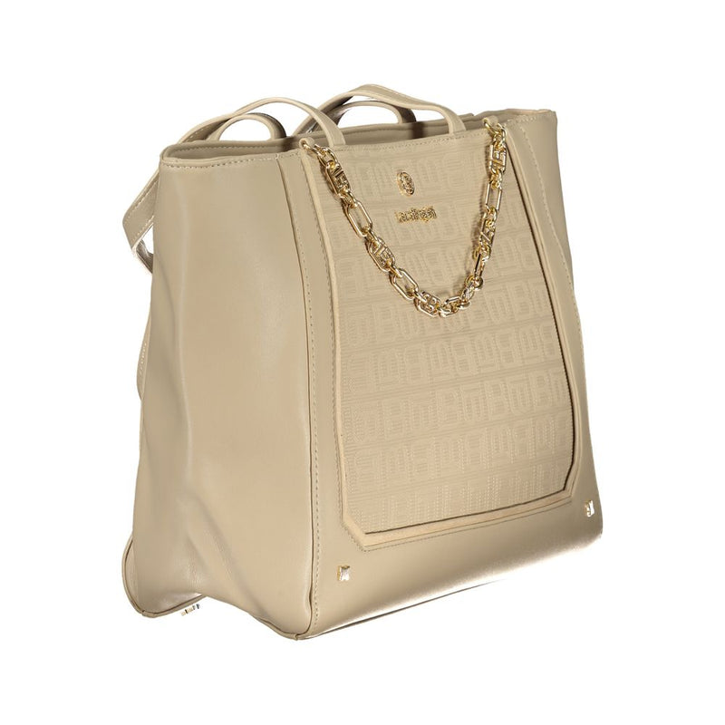 Laura Biagiotti ARKKETTE Beige PVC Handbag for Women