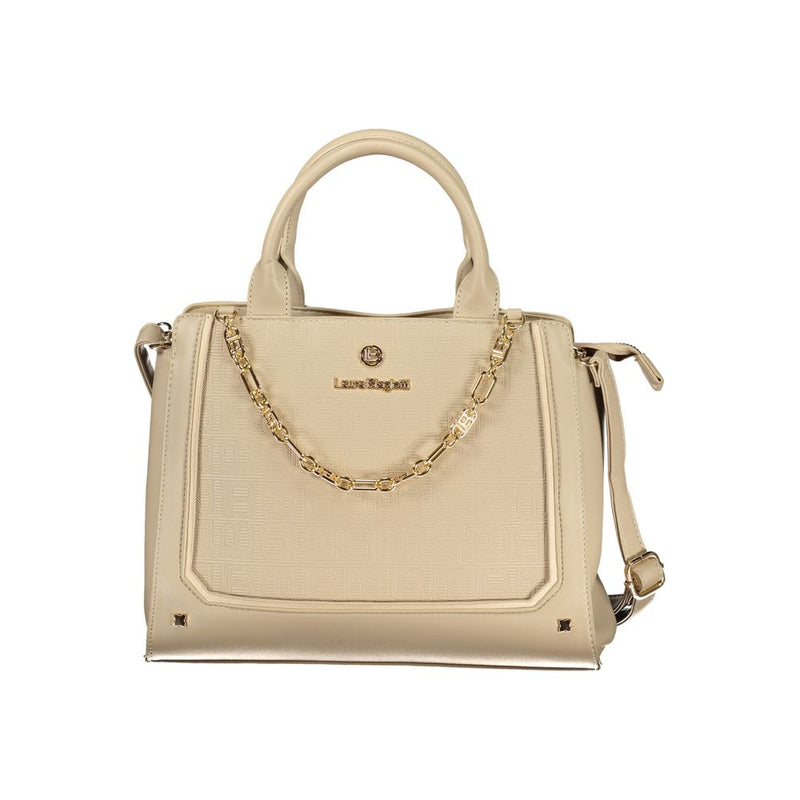 Sac à main Laura Biagiotti Arkette Beige en PVC pour femmes