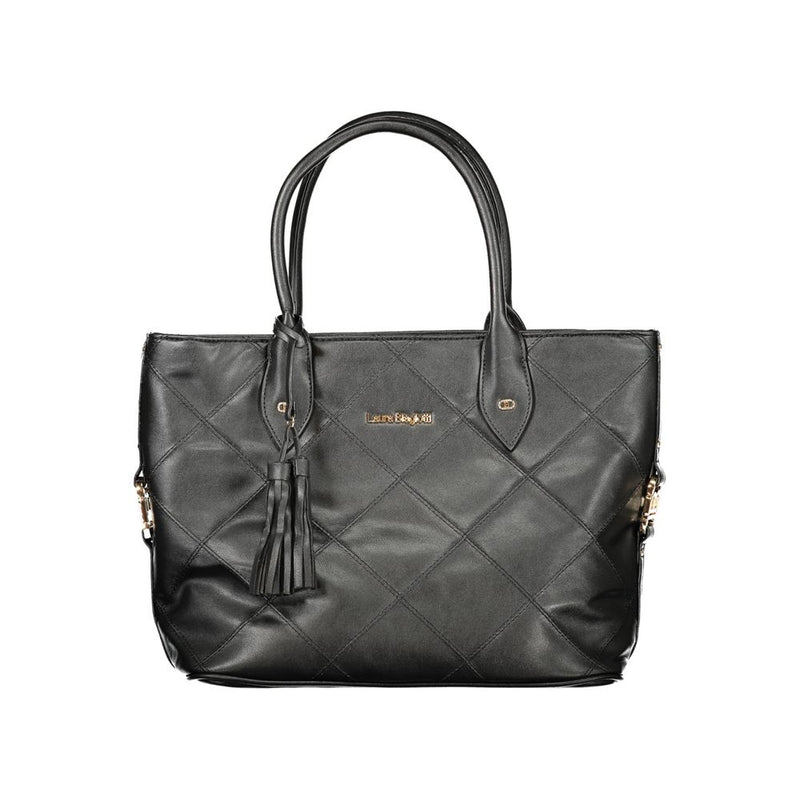 Sac à main Laura Biagiotti JALENE en PVC noir pour femmes