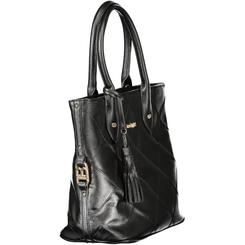 Sac à main Laura Biagiotti JALENE en PVC noir pour femmes