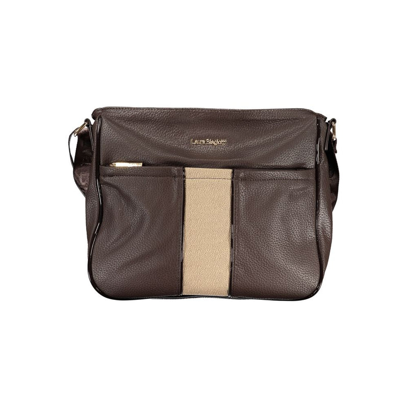 Sac à main Laura Biagiotti Gillman Brown en PVC pour femmes