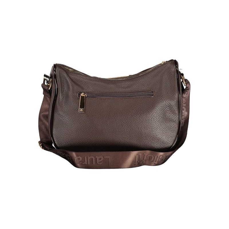 Sac à main Laura Biagiotti Gillman en PVC marron pour femmes
