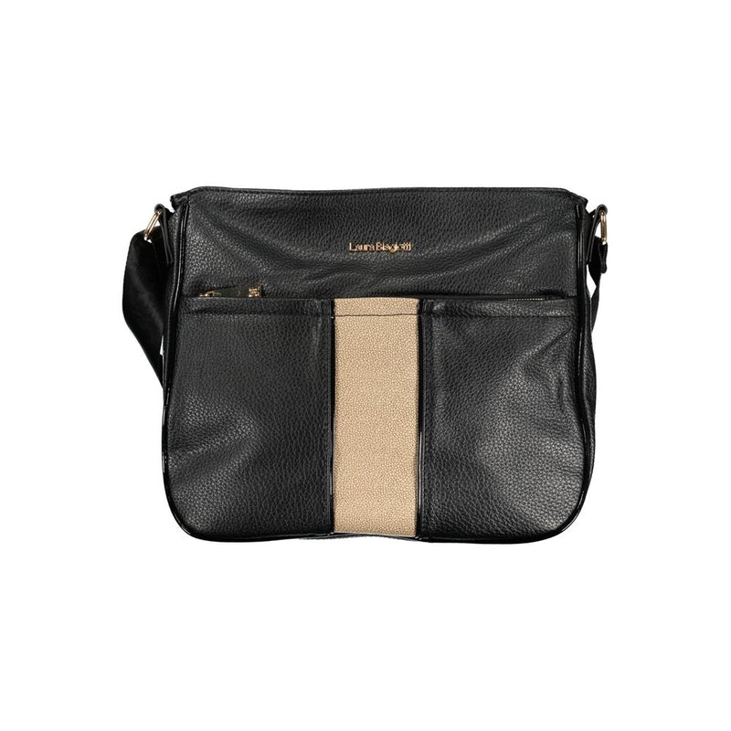 Sac à main Laura Biagiotti Gillman en PVC noir pour femmes