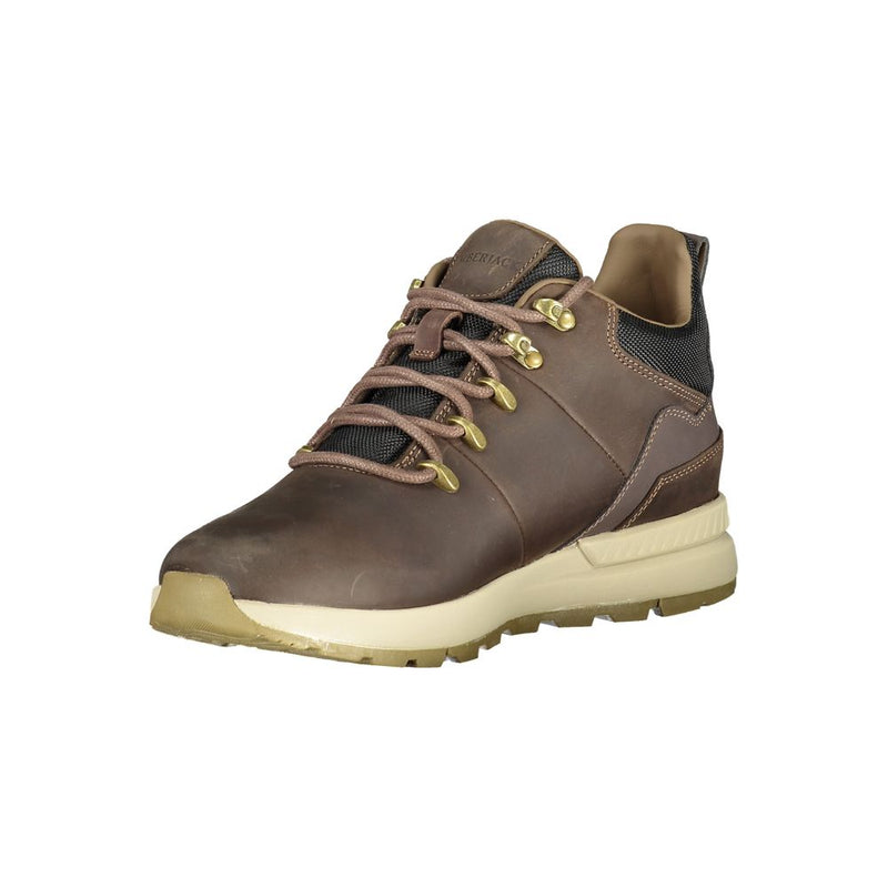 Lumberjack Dominic Brown Leather Men Ankle Boot