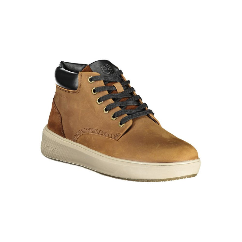 Lumberjack Virgil Brown Leather Men Ankle Boot