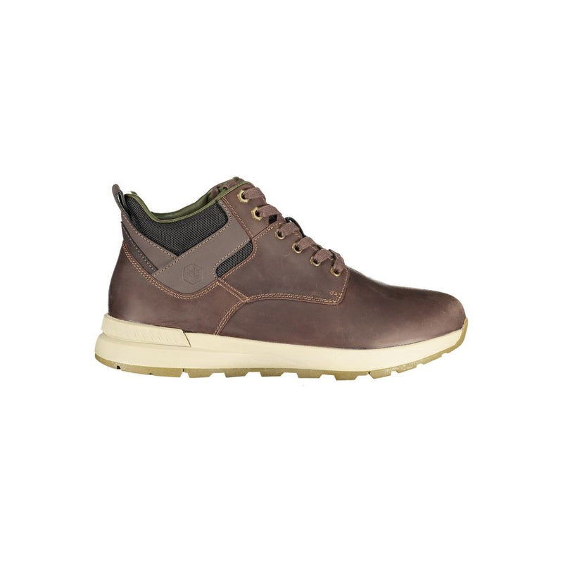 Lumberjack Dominic Brown Leather Men Ankle Boot