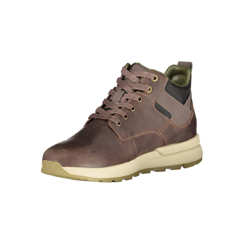 Lumberjack Dominic Brown Leather Men Ankle Boot