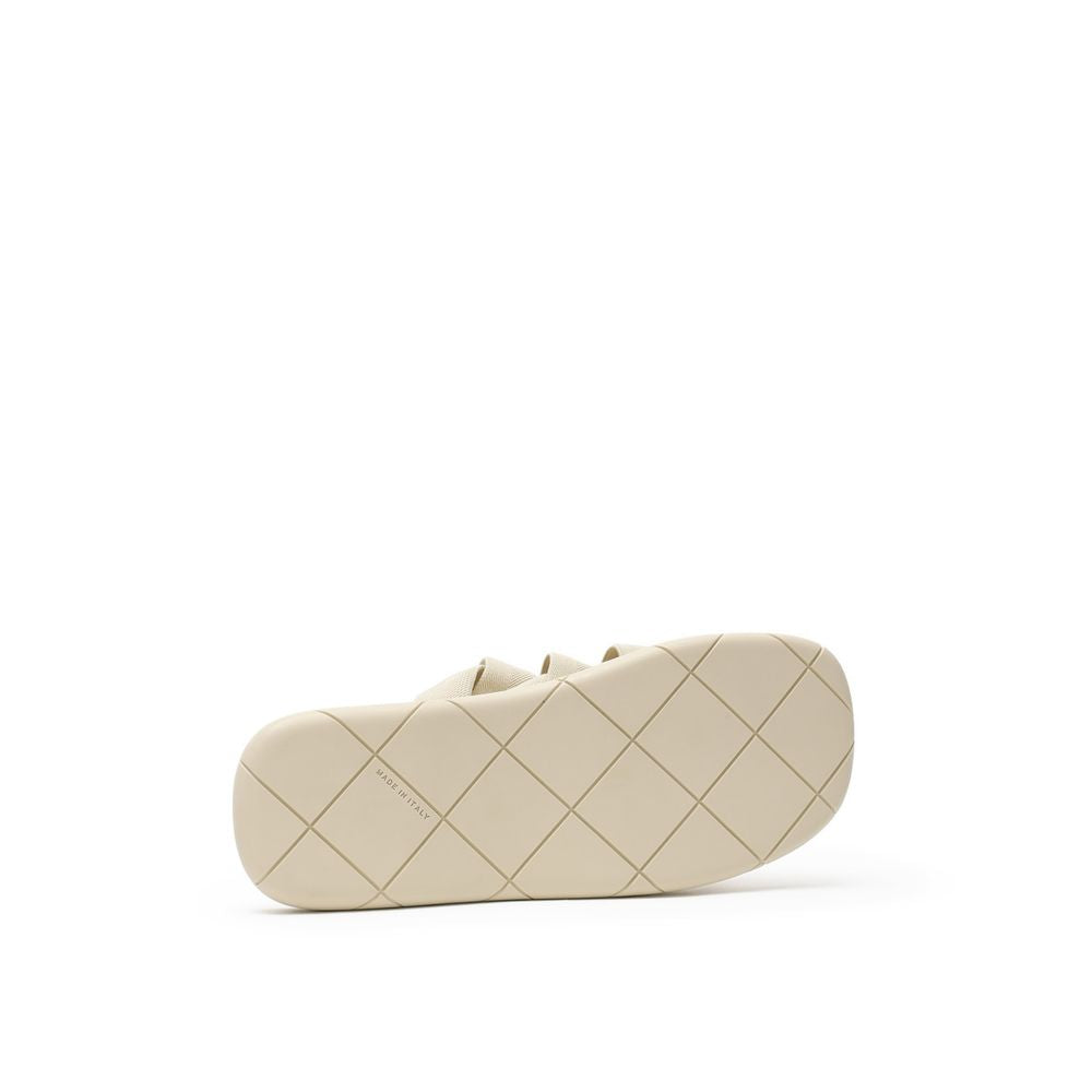 Chaussons en tissu beige de Bottega Veneta