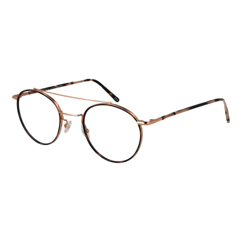Andy Wolf Rose Gold Unisex Glasses Frame - Elegant Aviator Style