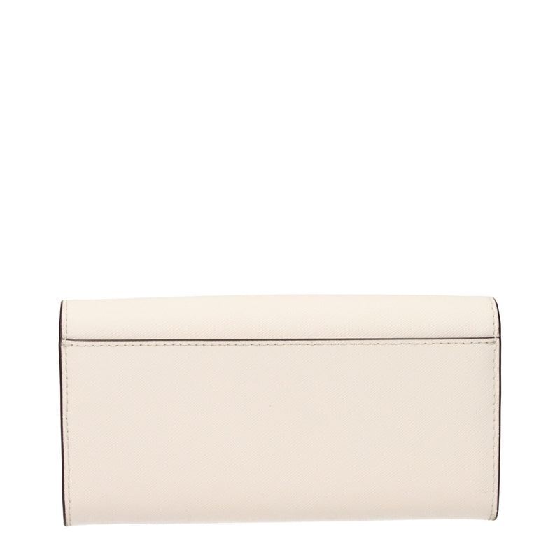 Portefeuille en cuir beige Michael Kors - Accessoire élégant et pratique
