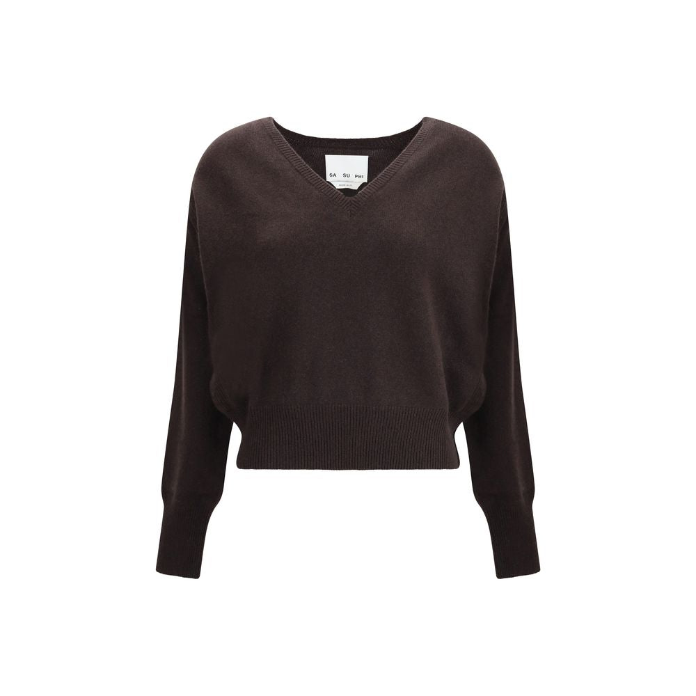 SA SU PHI Lavinia V Neck Cashmere Sweater