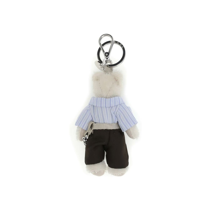 Porte-clés ours en peluche Prada