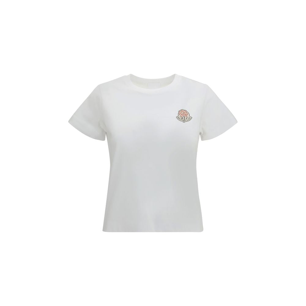 T-shirt en coton avec logo Moncler