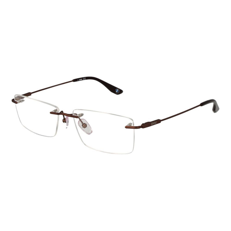 Monture de lunettes pour hommes BMW marron en titane