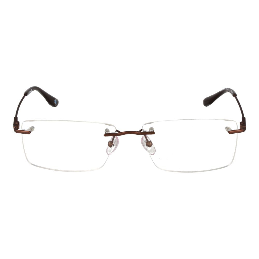 Monture de lunettes pour hommes BMW marron en titane
