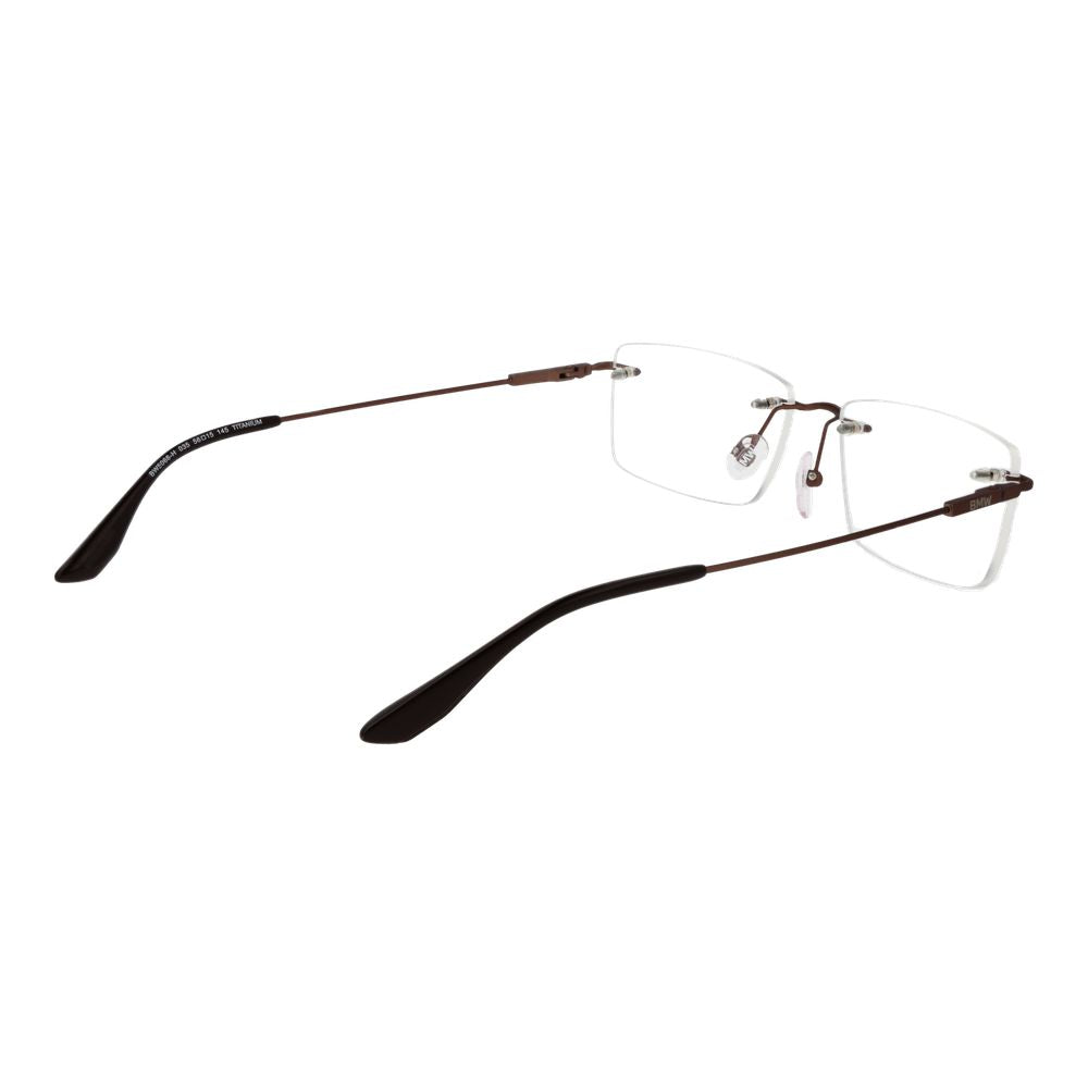 Monture de lunettes pour hommes BMW marron en titane