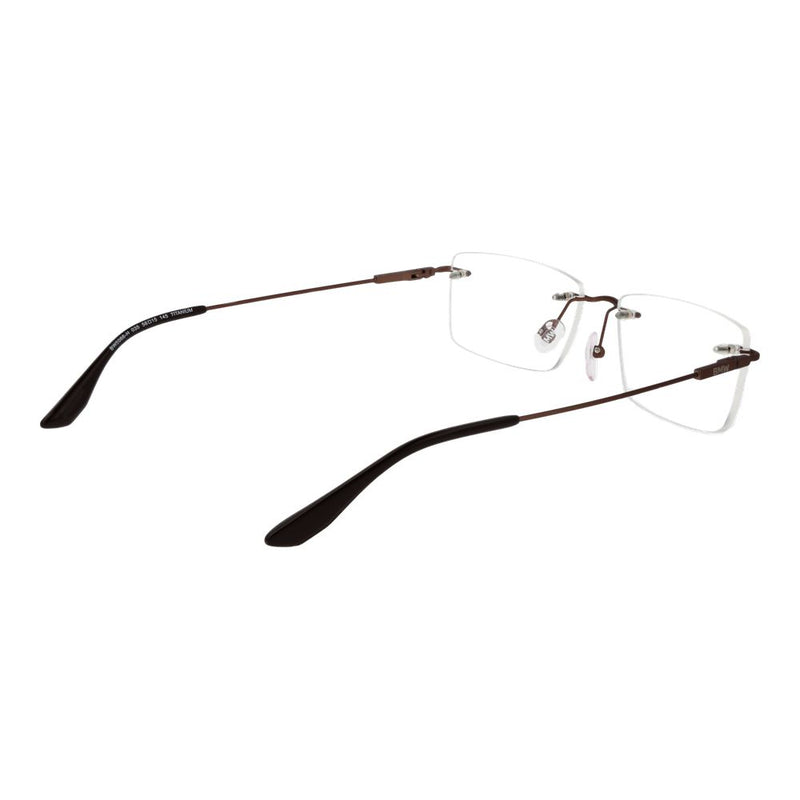 Monture de lunettes pour hommes BMW marron en titane
