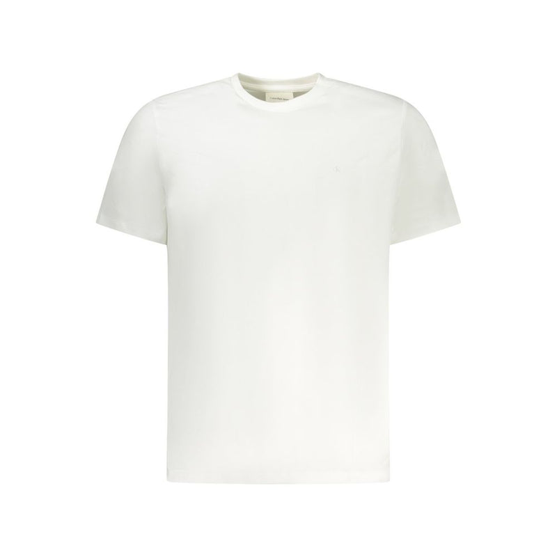 T-shirt blanc en coton Calvin Klein