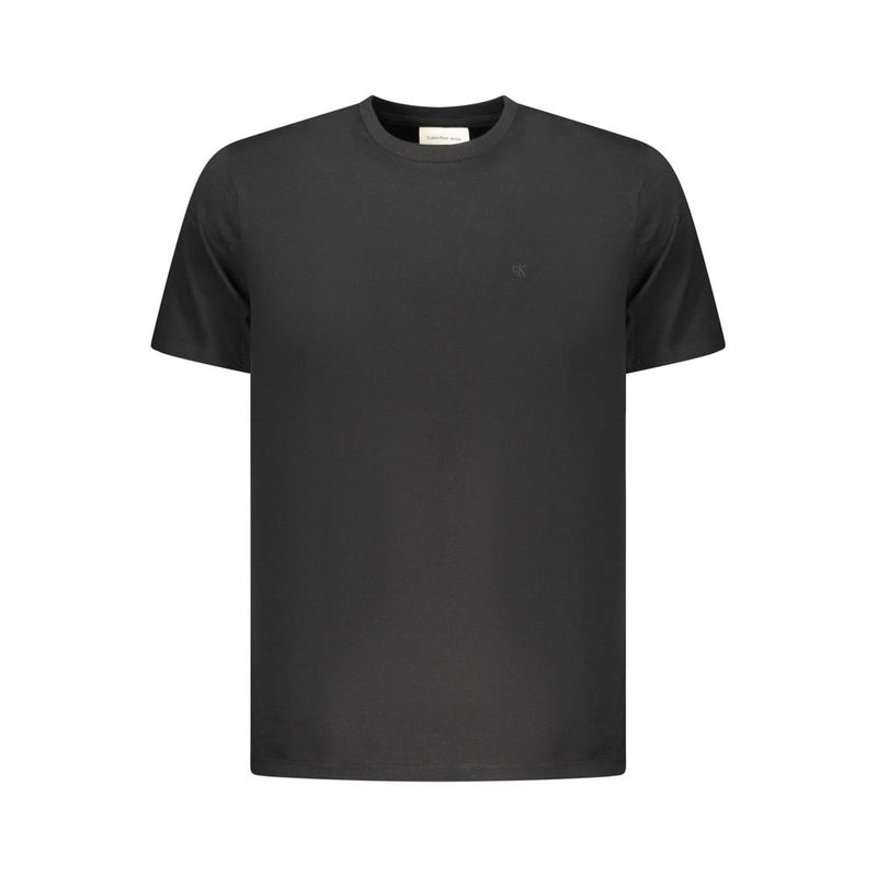 T-shirt en coton noir Calvin Klein