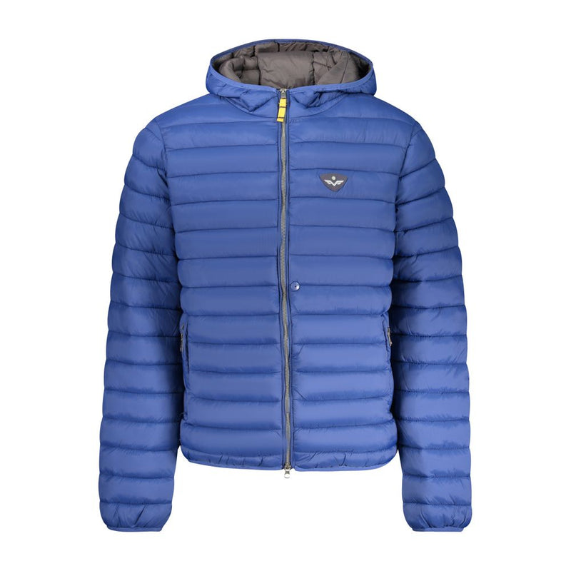 Armata Di Mare Blue Polyamide Men's Jacket - Stylish & Functional