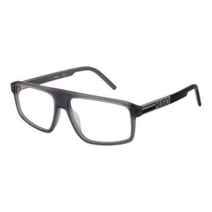 Monture de lunettes Hugo Boss grise pour homme