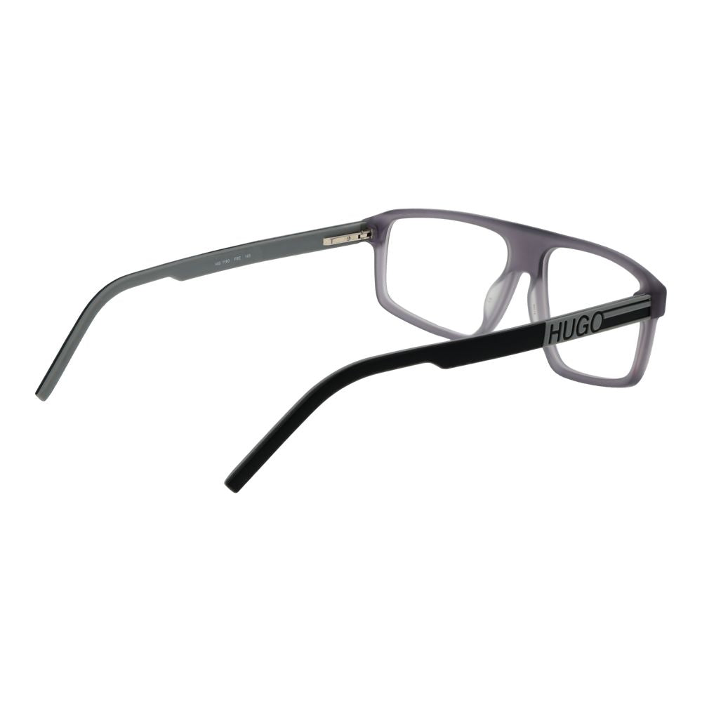 Monture de lunettes Hugo Boss grise pour homme