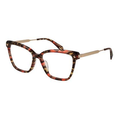 Monture de lunettes multicolores pour femmes, style policier