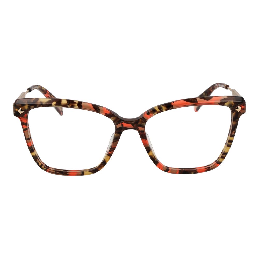 Monture de lunettes multicolores pour femmes, style policier