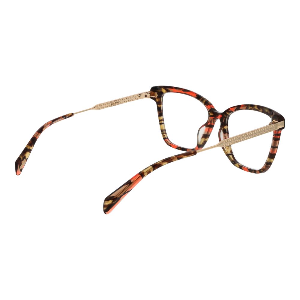 Monture de lunettes multicolores pour femmes, style policier
