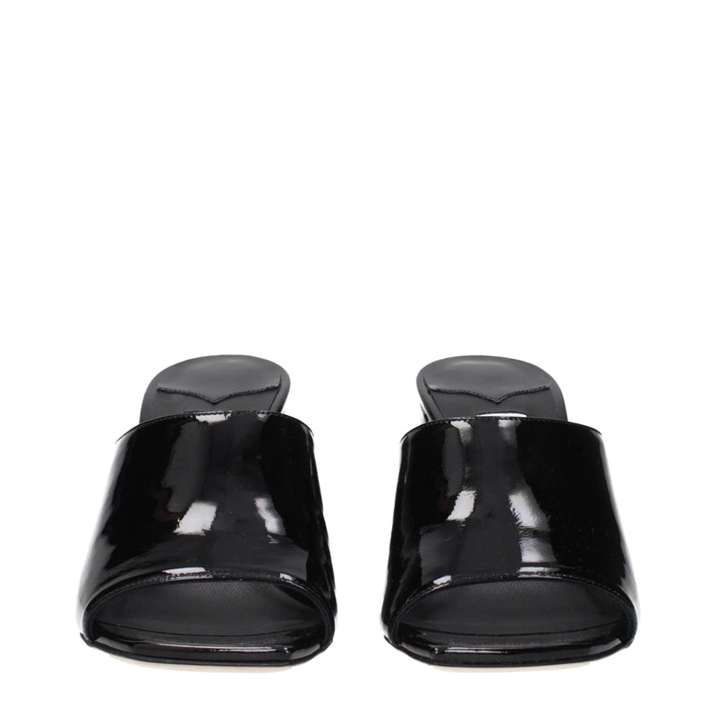 Jimmy Choo Black Leather Platforms - Skyla