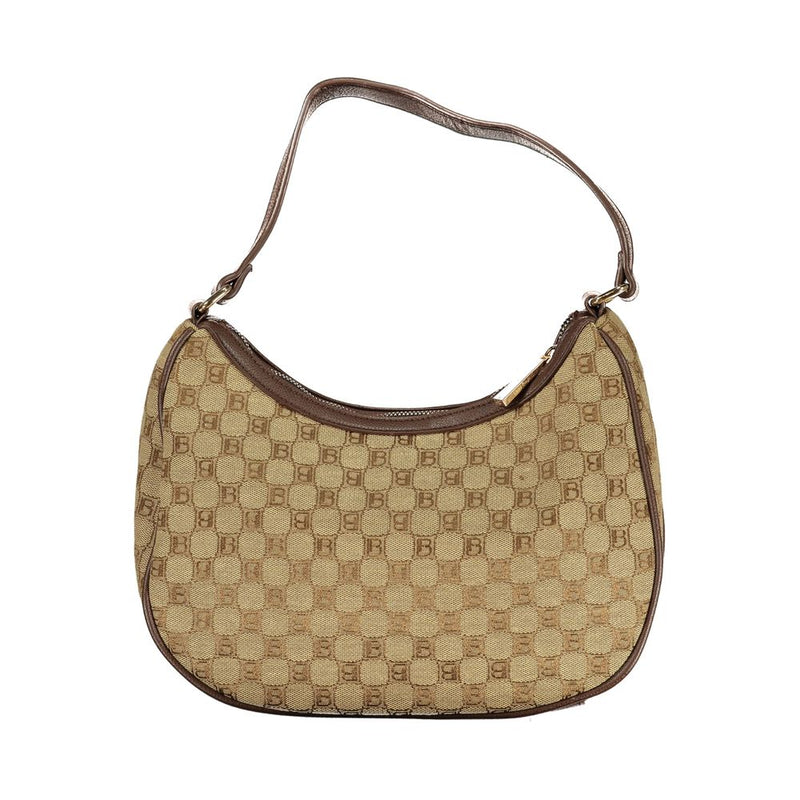 Laura Biagiotti Beige Polyester Handbag - Elegant and Practical