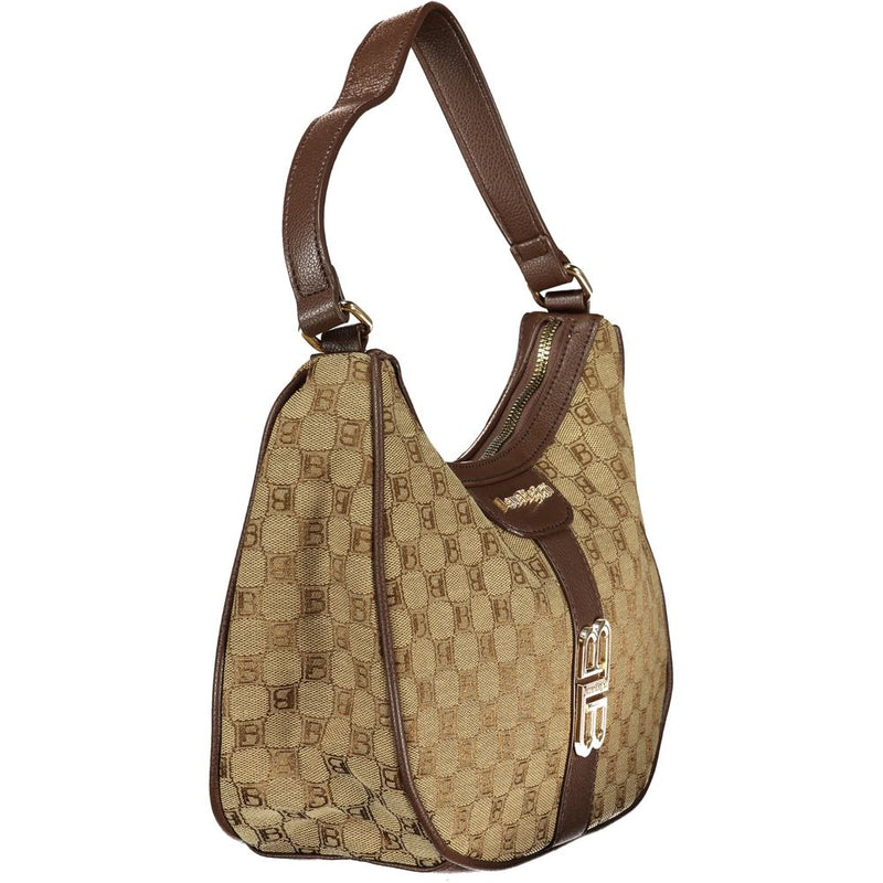 Laura Biagiotti Beige Polyester Handbag - Elegant and Practical