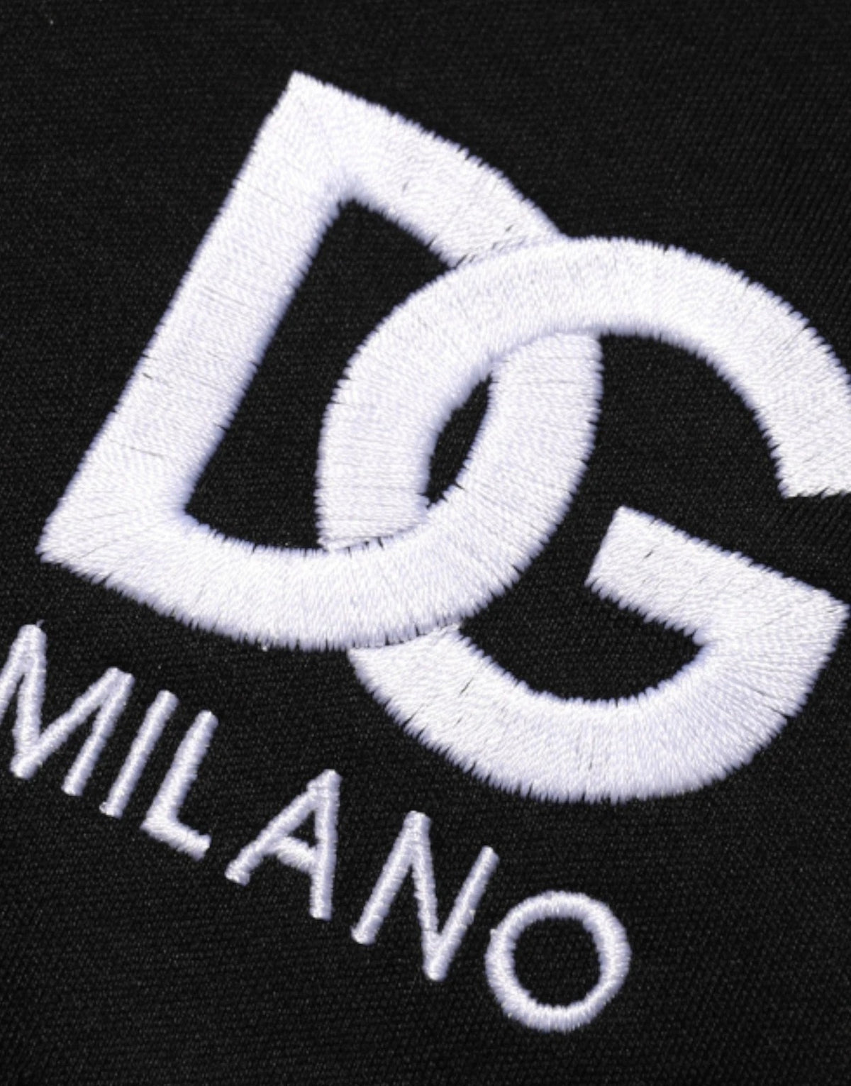 T-shirt Dolce &amp; Gabbana en coton noir avec logo DG brodé