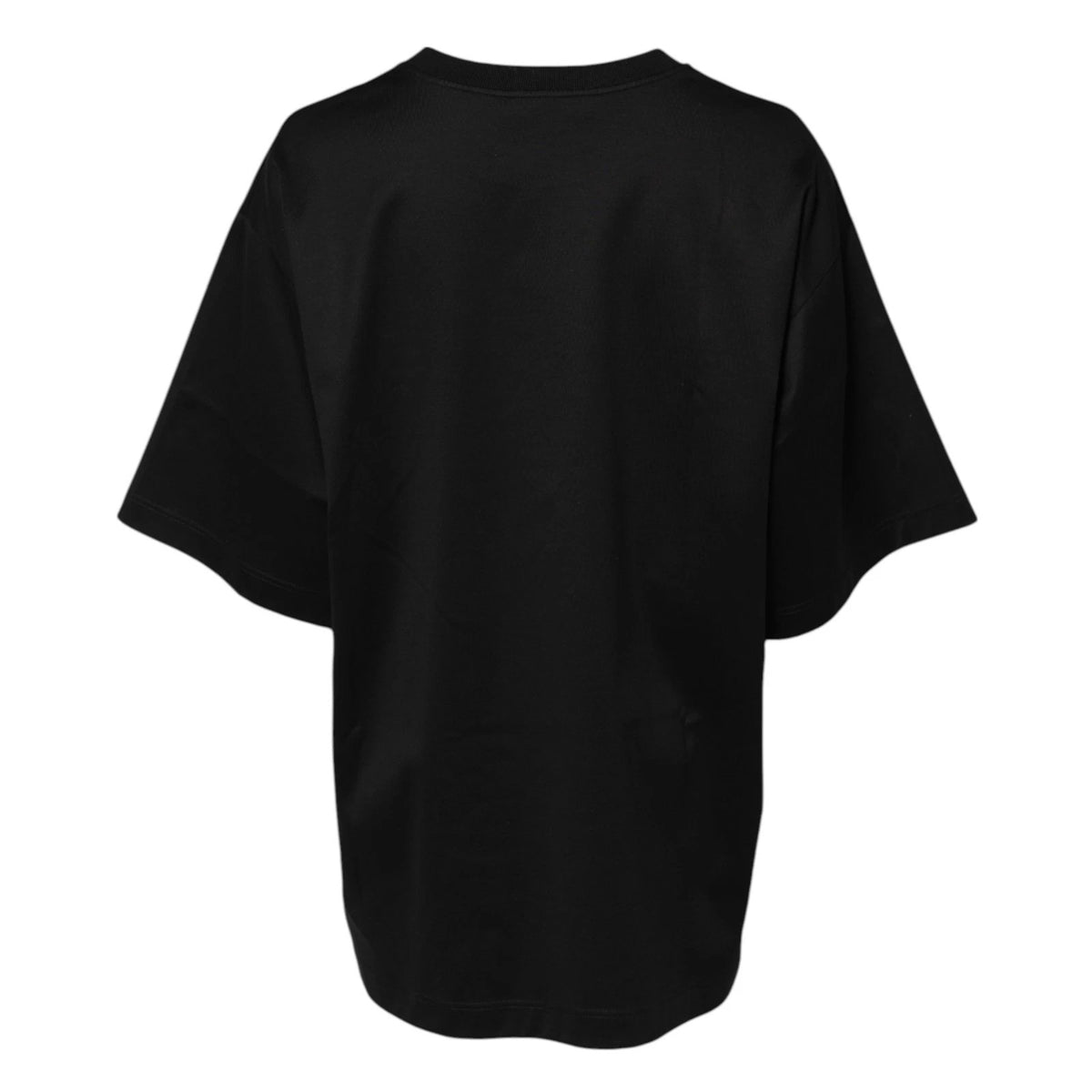 T-shirt Dolce &amp; Gabbana en coton noir avec logo DG brodé