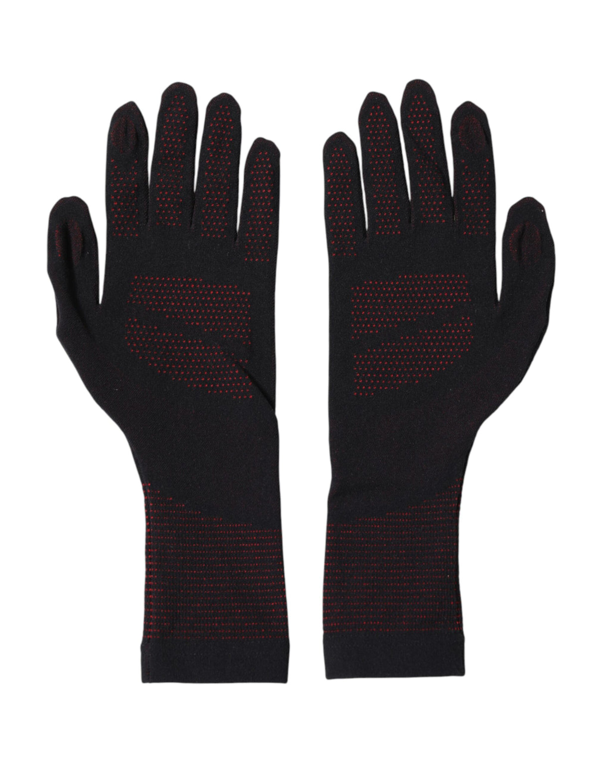 Moufles Dolce &amp; Gabbana noires en coton avec logo DG pour hommes