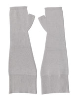 Gants Dolce &amp; Gabbana gris en laine vierge tricotée sans doigts pour hommes