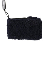Dolce &amp; Gabbana Bandeau anti-transpiration en laine noire tricotée pour homme