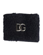Bracelet Dolce &amp; Gabbana en polyester noir avec logo, taille unique, pour homme
