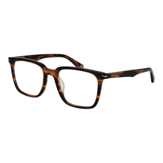 Monture de lunettes pour homme, Police, marron