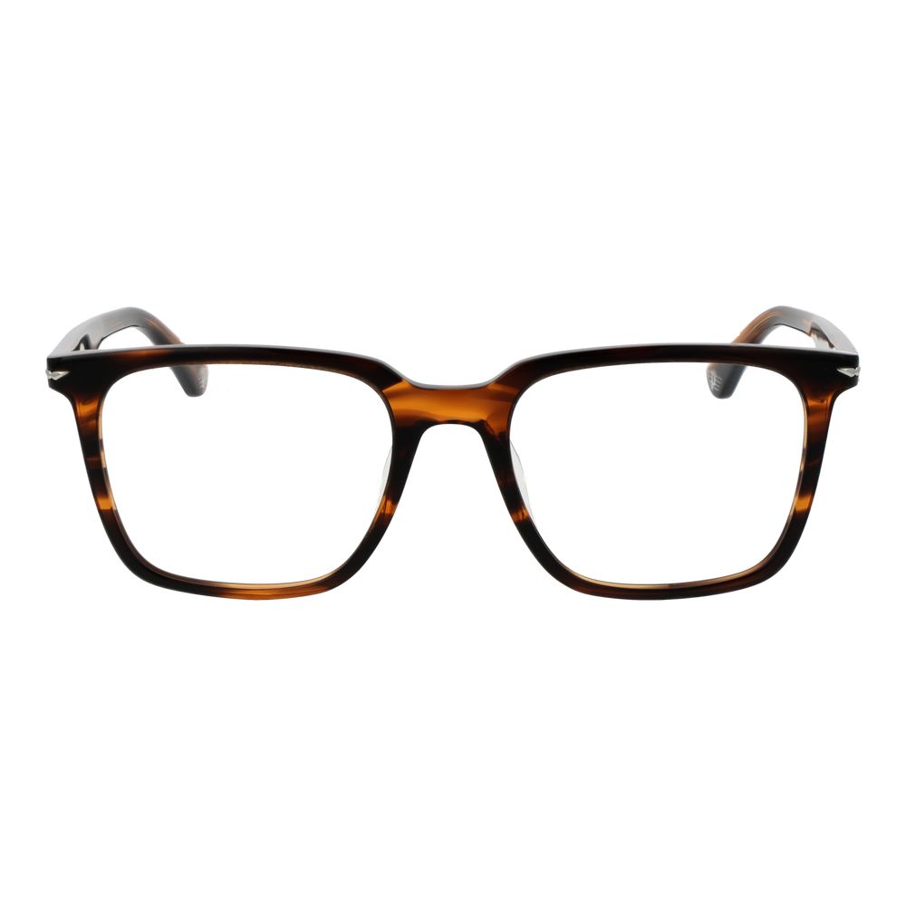 Police Brown Men Glasses Frame