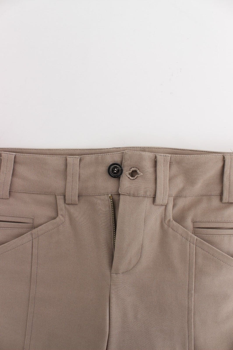 Cavalli Class Pantalon Slim Beige pour Femme
