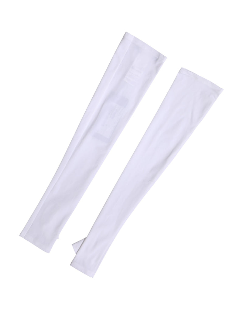 Gants sans doigts en nylon blanc Dolce & Gabbana