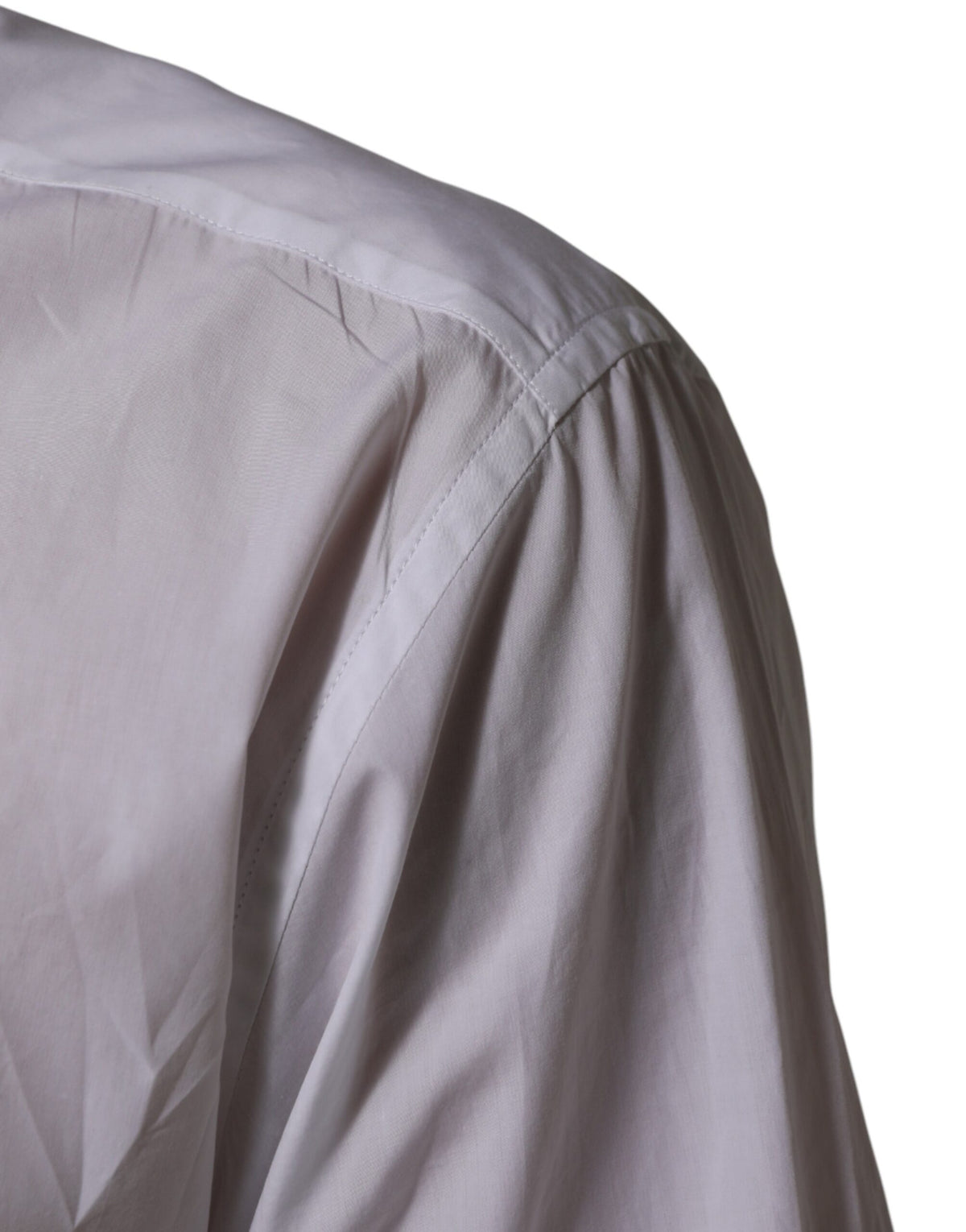 Chemise habillée Dolce &amp; Gabbana Martini blanche en coton à col pour homme