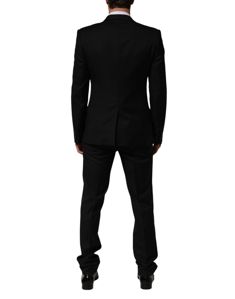 Dolce & Gabbana Black 2 Buttons Jacket Formal 2 Piece Suit