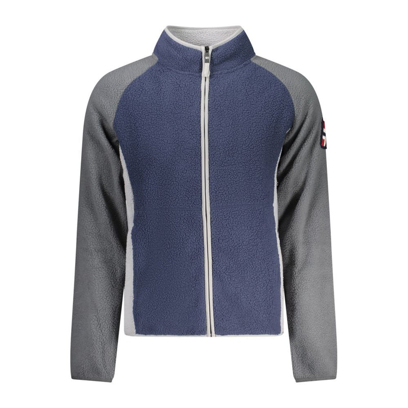 Norway 1963 Blue Polyester Sweatshirt - Stylish Comfort